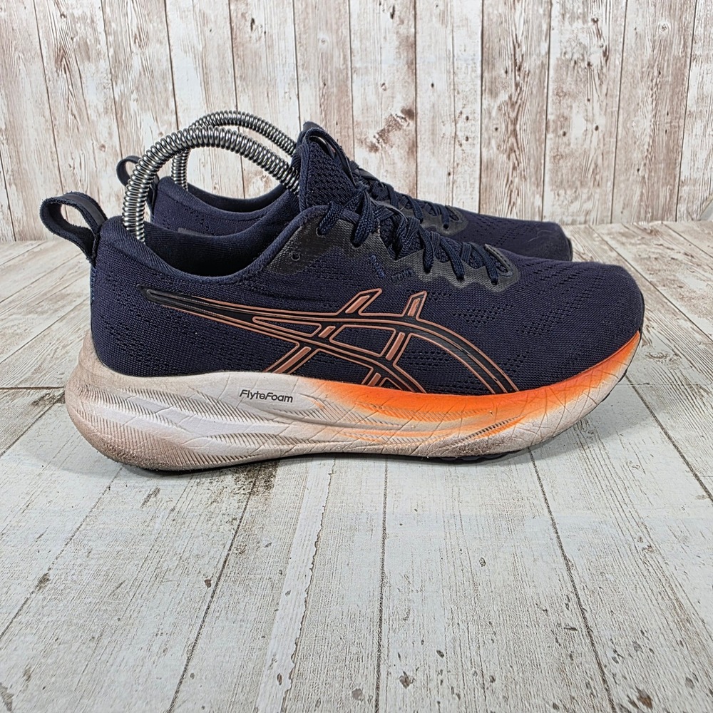 ASICS Gel Pulse 16 Womens Running Shoes Midnight Navy Papaya 1012B755 Size 7